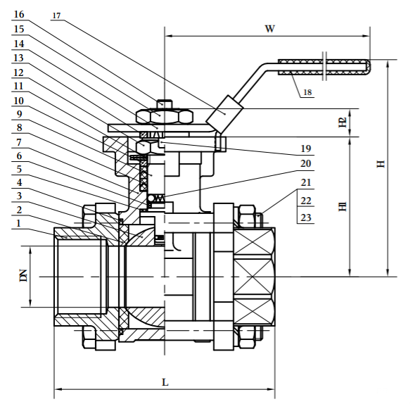 NPT Stainless Steel Ball Valve