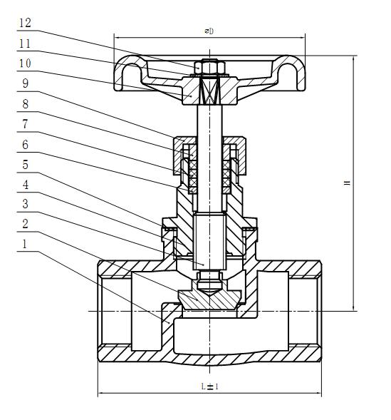 Stainless Steel Threaded Globe Valve