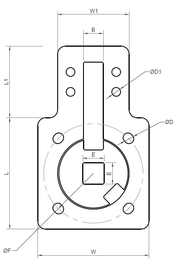 Duplex Stainless Steel Valve Safety Lockout Dimensions