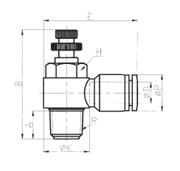 Banjo Speed Controller Push Fit Fitting